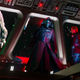 Kylo and Hux on the bridge.